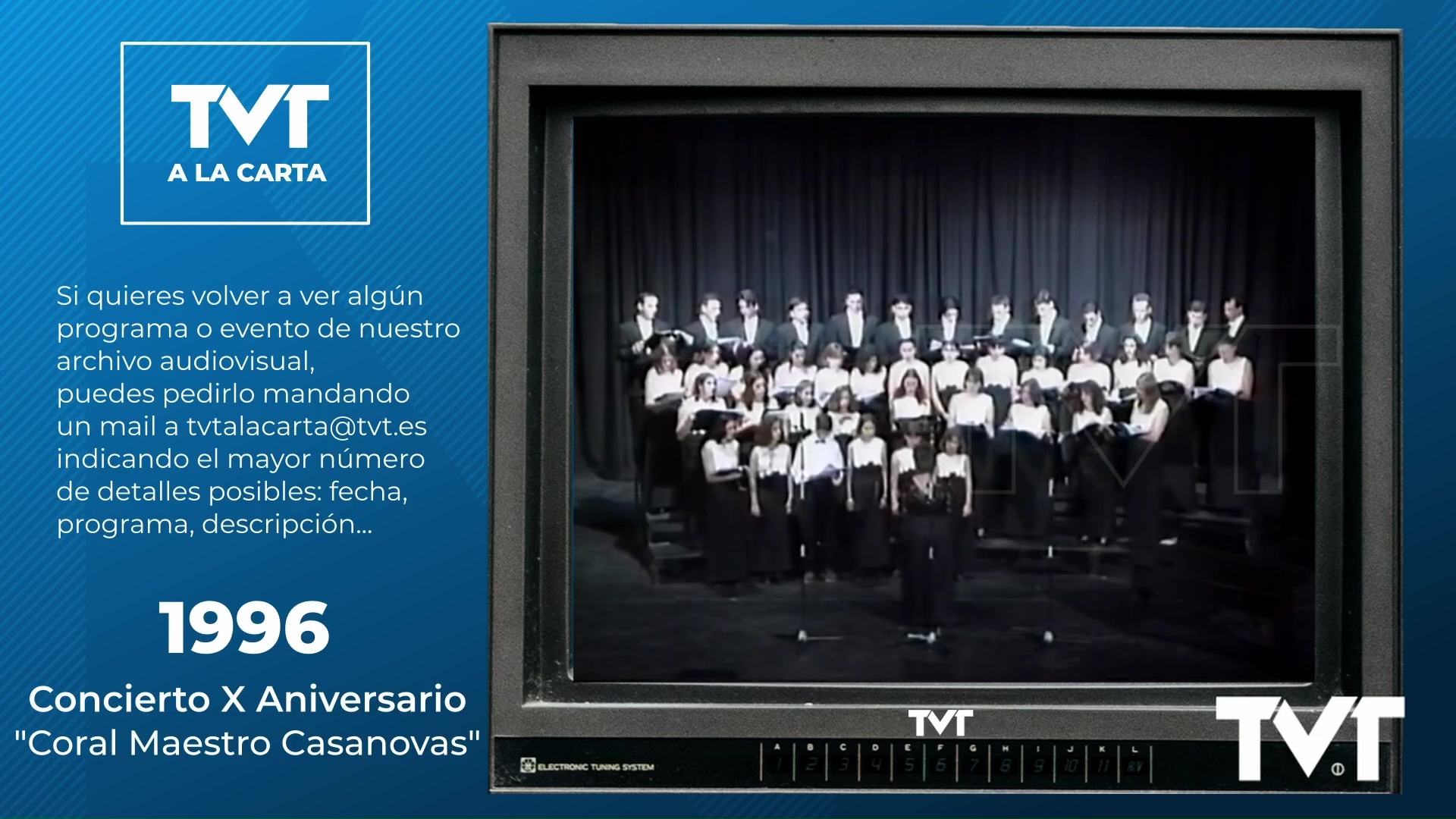 15 - X Aniversario Coro Maestro Casanovas 1996